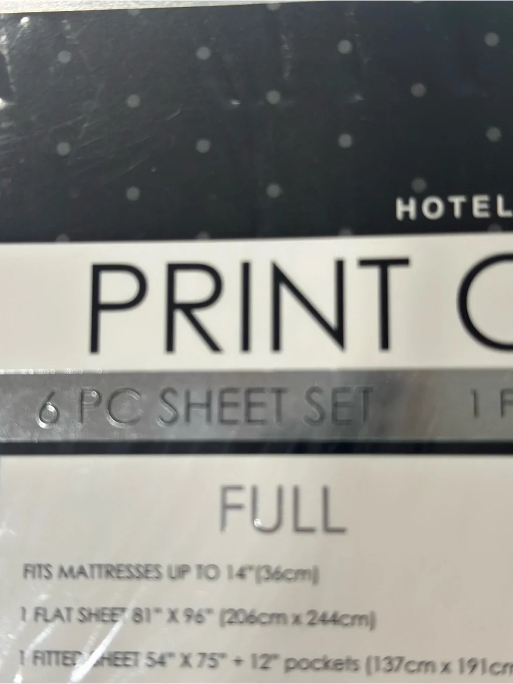 NEW Hotel Suites Collection Full - 6PC Floral Purple/Lavender Wrinkle Resistant